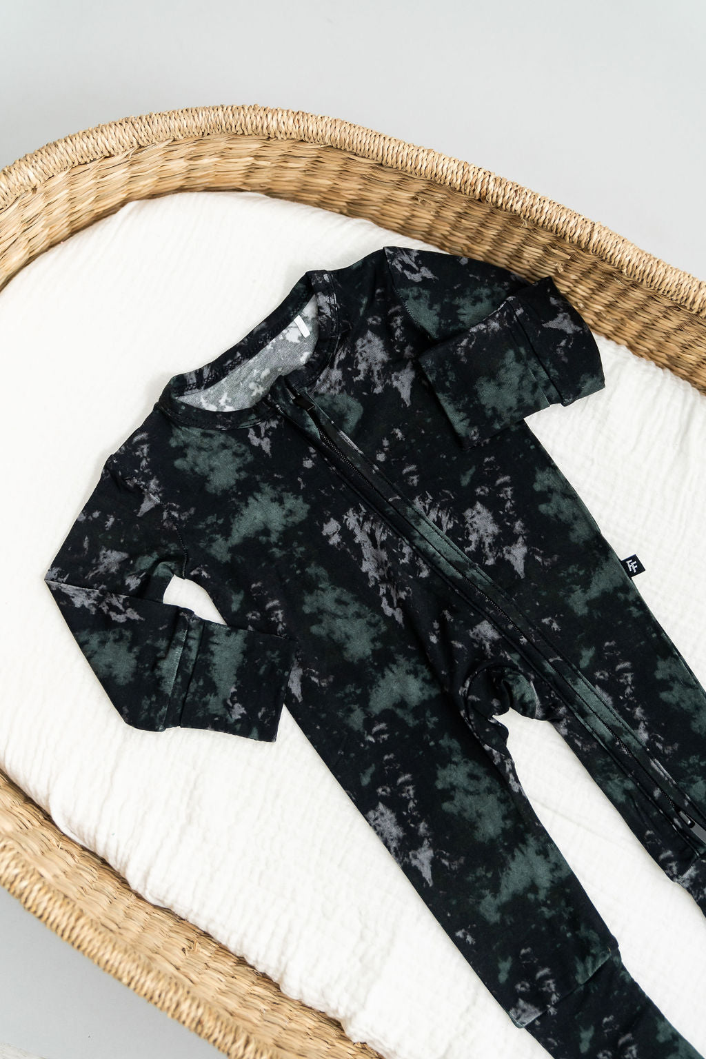 Onyx Tie-Dye Convertible Footie