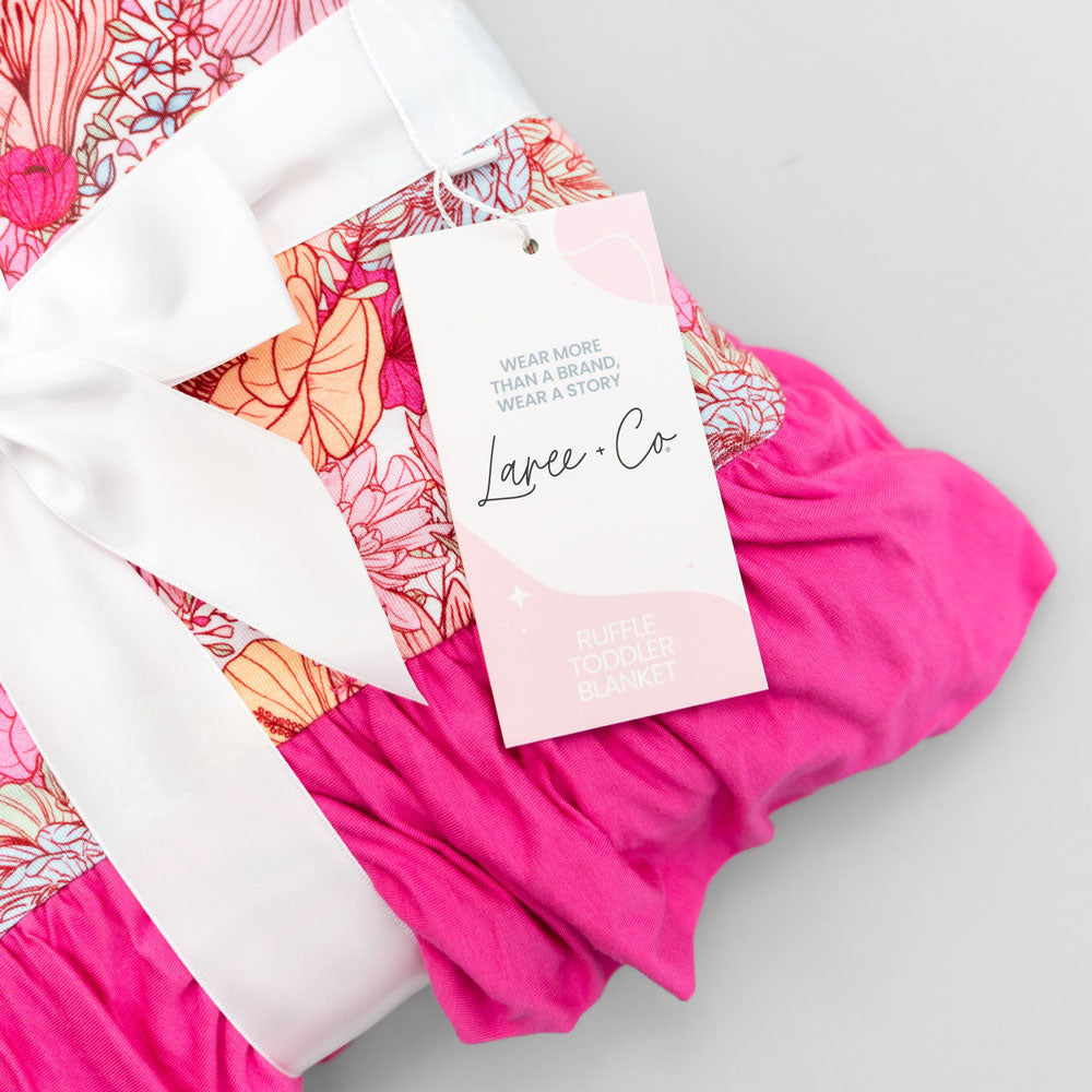 Journee Bamboo Ruffle Toddler Blanket