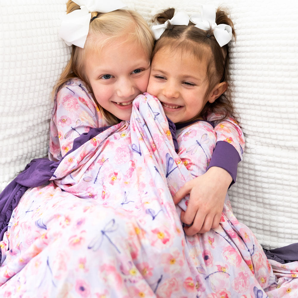 Elmerial Bamboo Ruffle Toddler Blanket