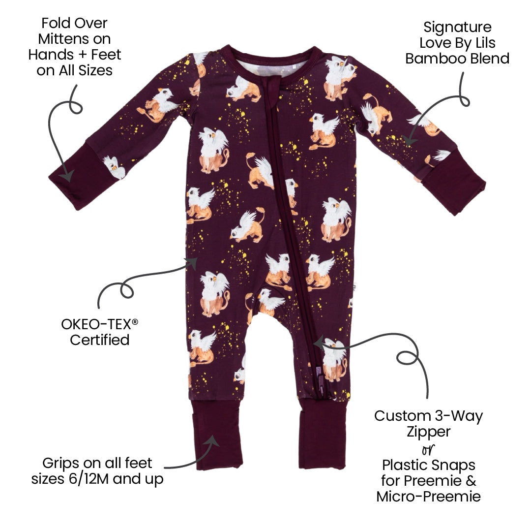 Griffin Bamboo Convertible Footie