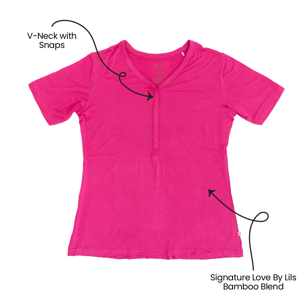 Journee Bamboo Women's Lounge Top