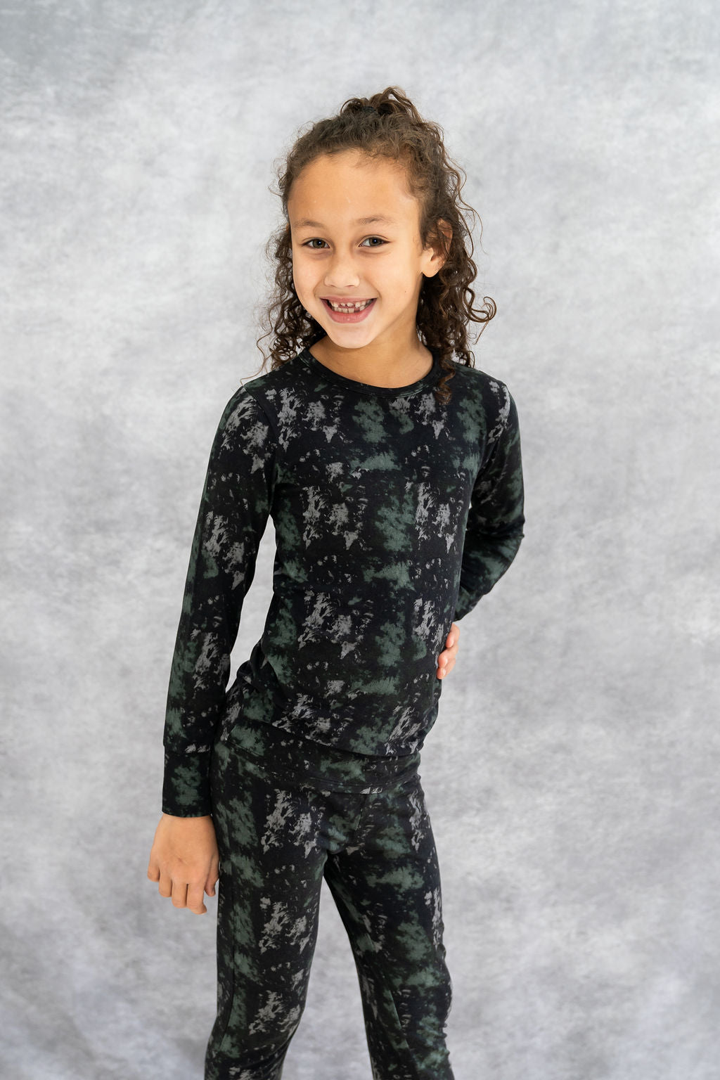 Onyx Tie-Dye 2-Piece Pajama Set